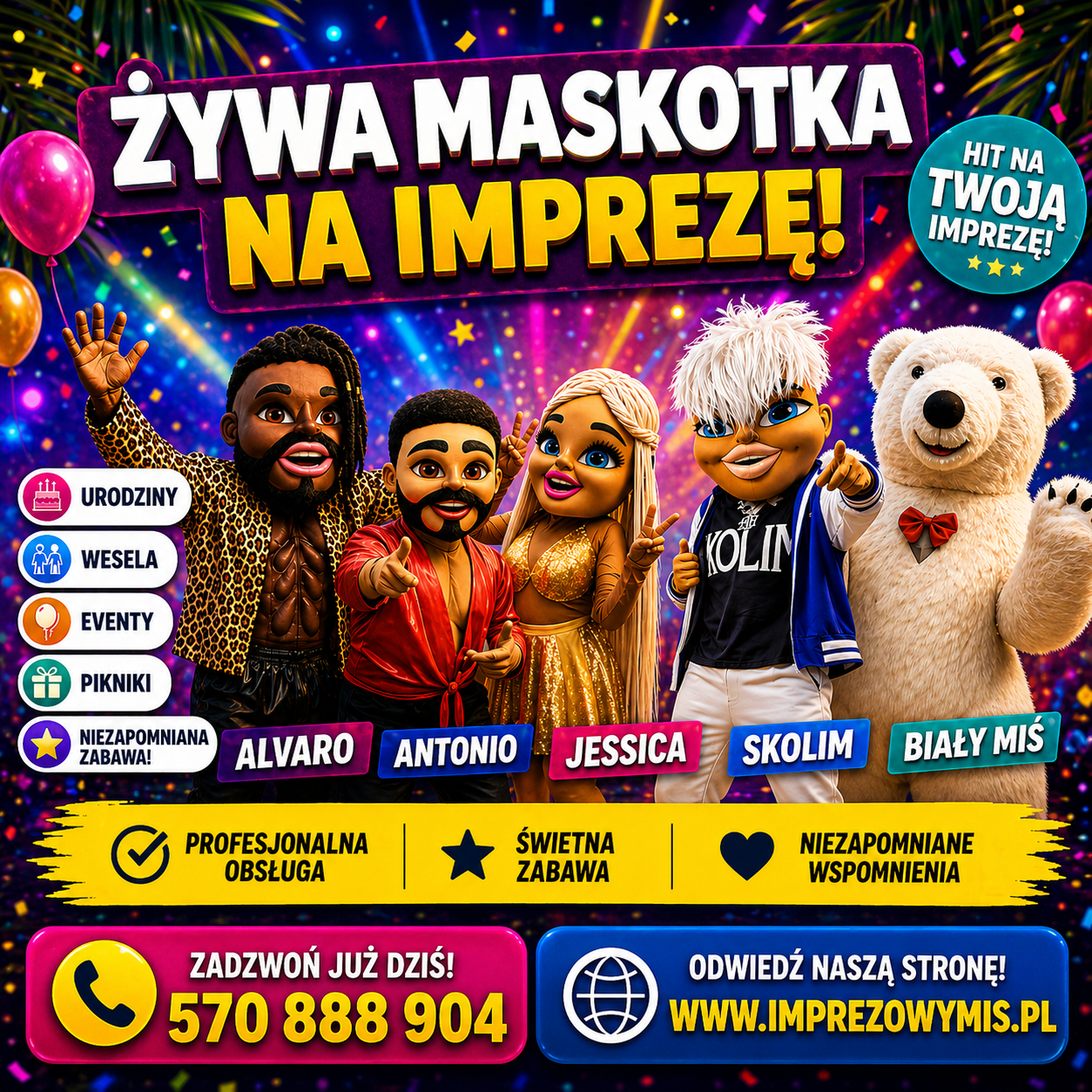 Imprezowy Miś